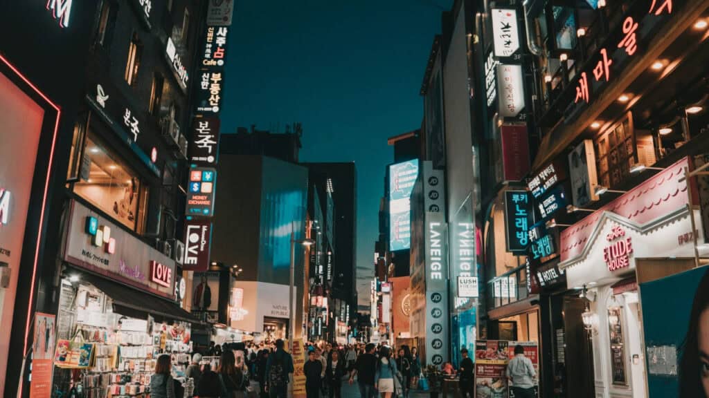 韓國電影的歷史_街景示意